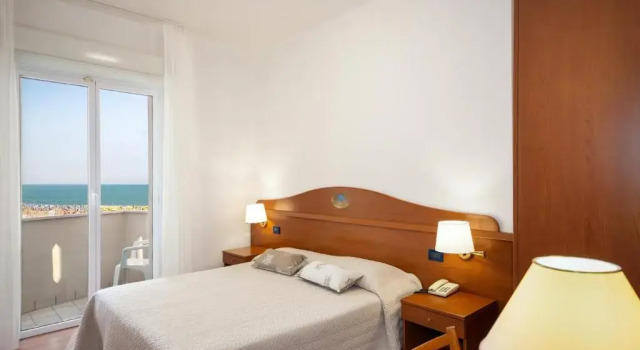 Двухместный номер Standard с балконом и с видом на море Hotel Delfino