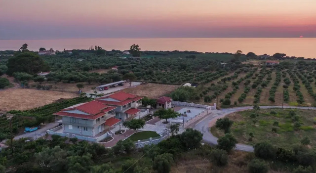 Апартаменты с балконом и с видом на море Terra Hélios Suites & Studios