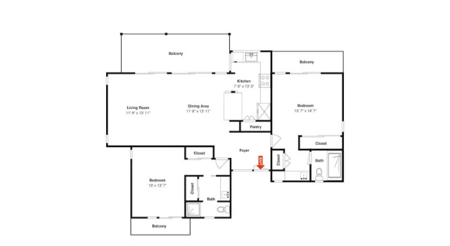 Номер Standard Wailea Ekolu Village 1406