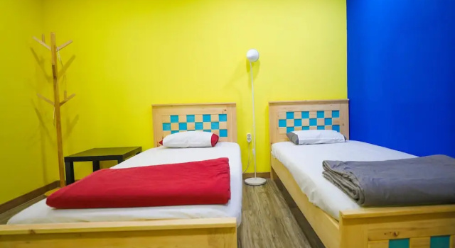 Standard Twin room Daegu Midtown Hostel
