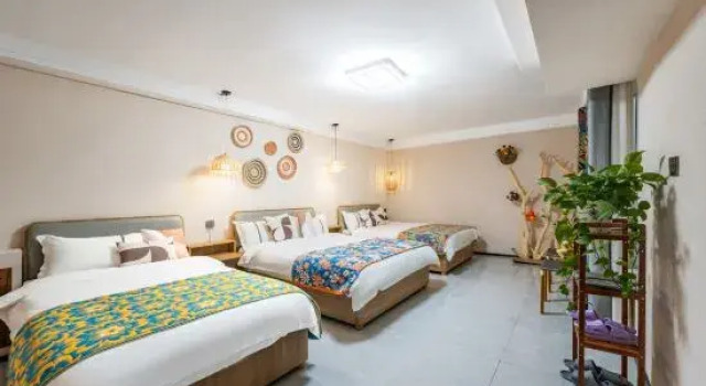 Семейный люкс c 1 комнатой Yining Youjia Laike Homestay