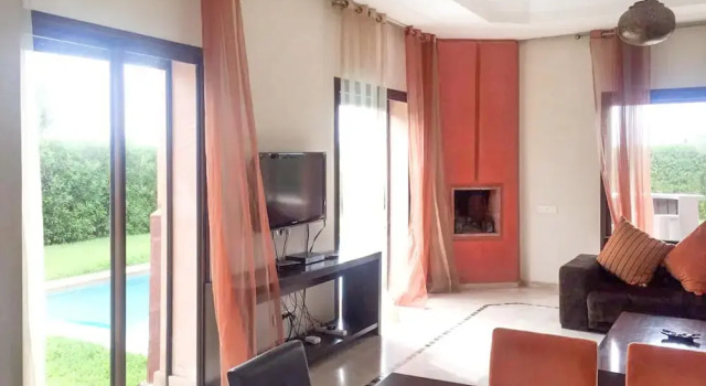 Villa With 3 Bedrooms in Marrakech, With Wonderful Mountain View, Priv, Забронировать Вилла Отели Марракеш-Тенсифт-Эль-Хауз с бассейном, Бассейн