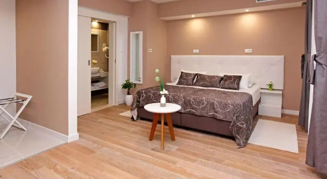 Двухместный номер Deluxe с балконом и с видом на море Boutique Hotel Villa Telenta