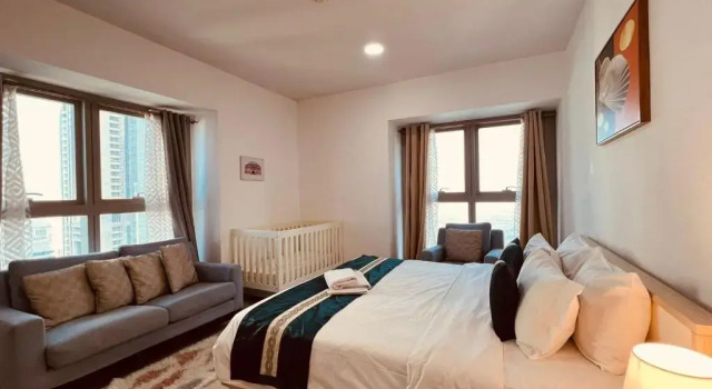 Коттедж с 3 комнатами skynest holiday homes princess tower 68th floor 1 bedroom apartment