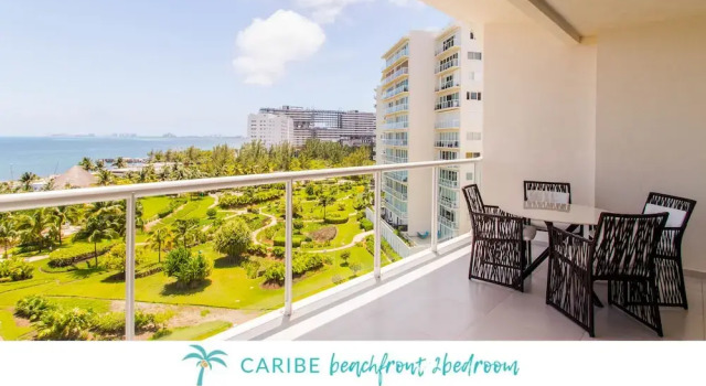 Апартаменты CARIBE Beachfront 2 BDR- Incredible Oceanview