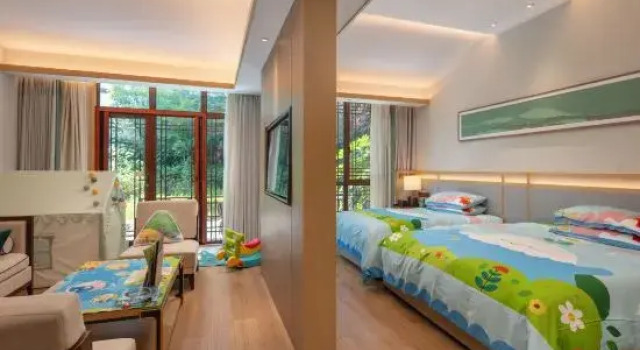 Семейный люкс ChangXing DaTang Gong Cha HengLi Resort Hotel