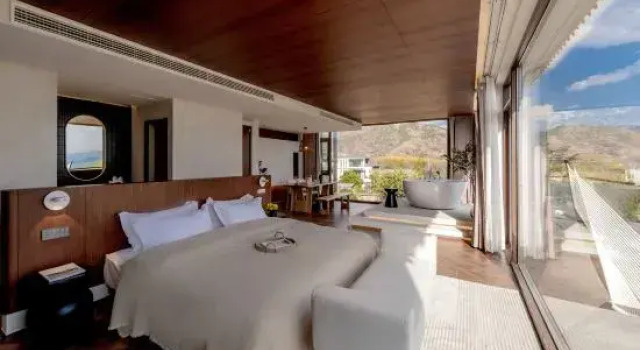 Двухместный люкс с видом на море Dali Yuji Sea View Hotel