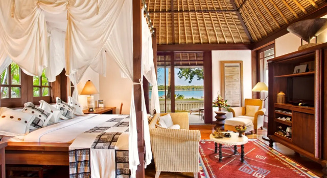 Вилла Luxury с видом на океан The Oberoi Beach Resort, Lombok