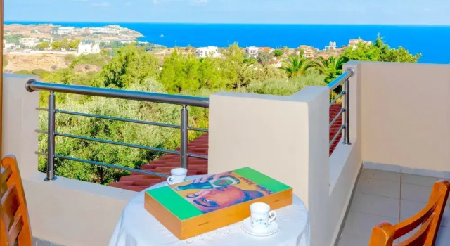 Вилла Comfort с 3 комнатами с видом на море Villa Lygaria