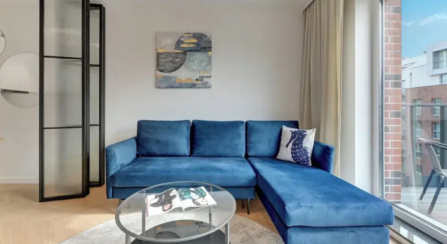 Семейные апартаменты с 2 комнатами с балконом Angielska Grobla - City Center, Marina & Parking by Downtown Apartments