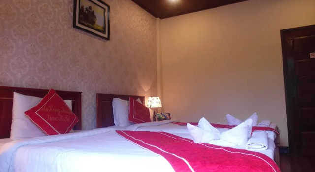 Двухместный номер Deluxe с балконом и с видом на реку Mekong Sunset View Hotel