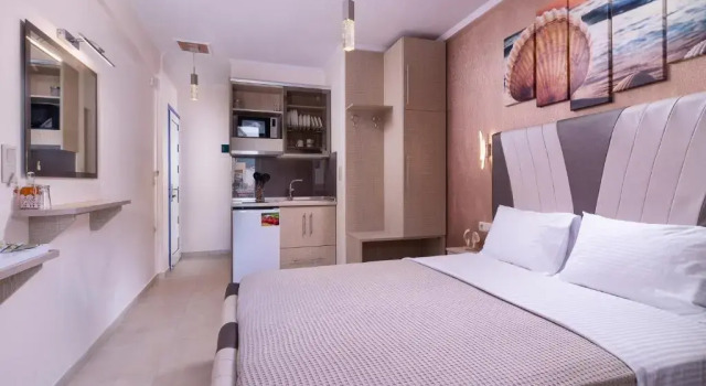 Двухместная студия с частичным видом на море House Katerina Mediterranean