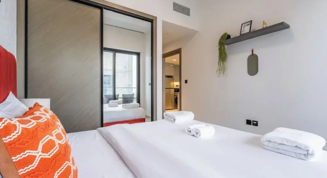 Jaw-Dropping Canal Views From This Stylish Condo, Забронировать Апартаменты/квартира Апартаменты Эмирата Дубая, рядом с Дубайский аквариум, Апартаменты/квартира