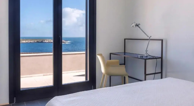 Люкс Deluxe с красивым видом из окна Villa Pirreca