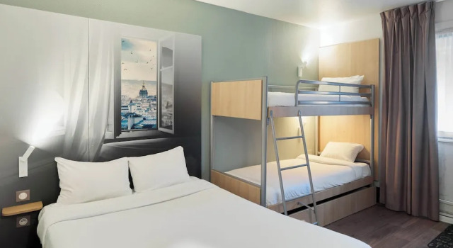 Четырёхместный номер B&B HOTEL Bretigny-sur-Orge