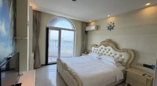 Двухместный люкс Luxury с видом на море Jiangtai Holiday Hotel