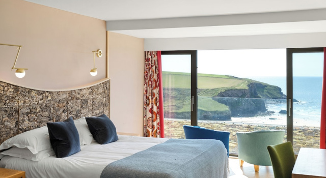 Двухместный номер с видом на море Bedruthan Hotel & Spa