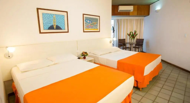 Трёхместный номер Deluxe Monte Pascoal Praia Hotel