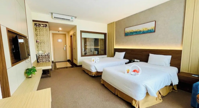 Двухместный номер Deluxe c 1 комнатой Muong Thanh Grand Quang Tri Hotel