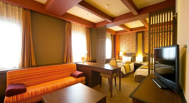 Четырёхместный номер Standard Hotel Pearl City Akita Kawabata