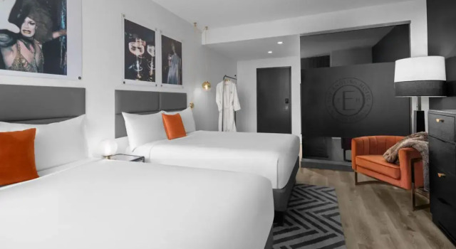 Четырёхместный номер Standard с видом на город The ENGLiSH Hotel, Las Vegas, a Tribute Portfolio Hotel