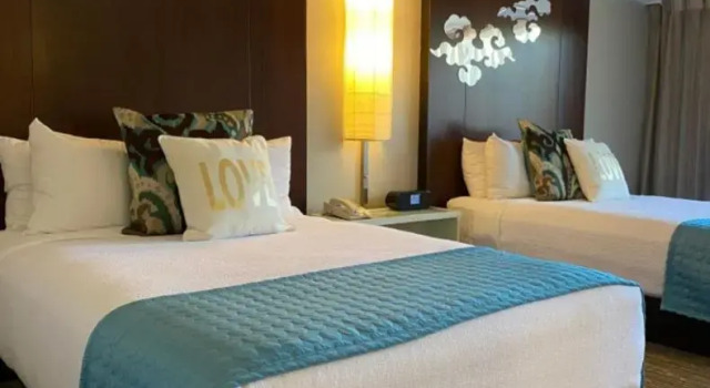 Двухместный номер Standard с видом на бассейн Atrium Hotel Orange County