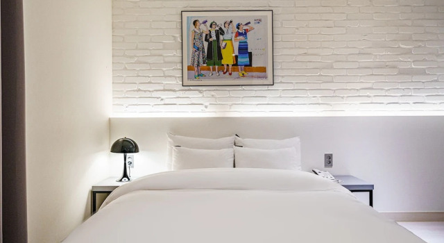 Номер Economy Brown Dot Hotel Osan