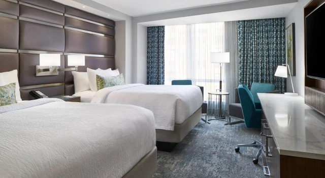 Четырёхместный номер Standard Courtyard by Marriott Washington Downtown/Convention Center