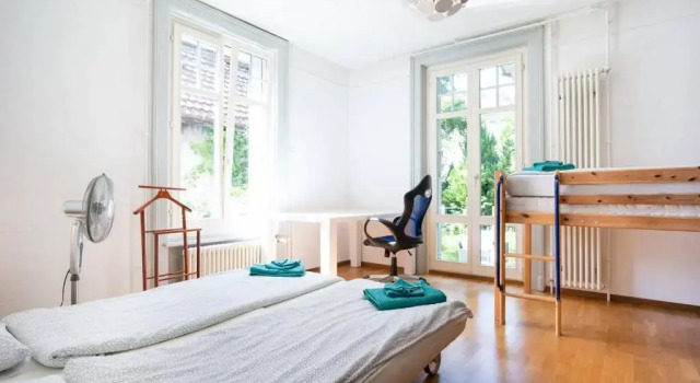 Апартаменты 2 Zimmer in Jugendstilwohnung mit Garten (1-6 P.)