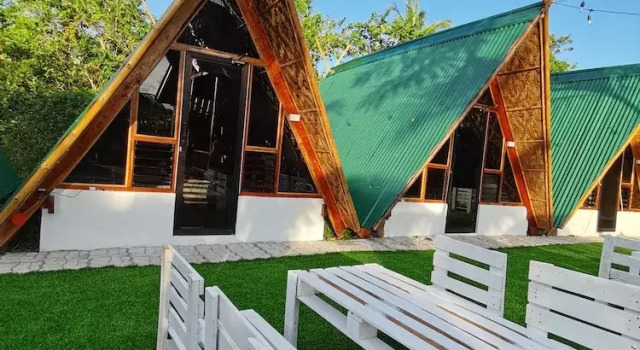 Четырёхместный номер Standard с видом на сад Glamping Alona