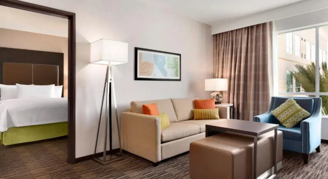 Люкс с 2 комнатами с видом на океан Homewood Suites By Hilton Irvine John Wayne Airport