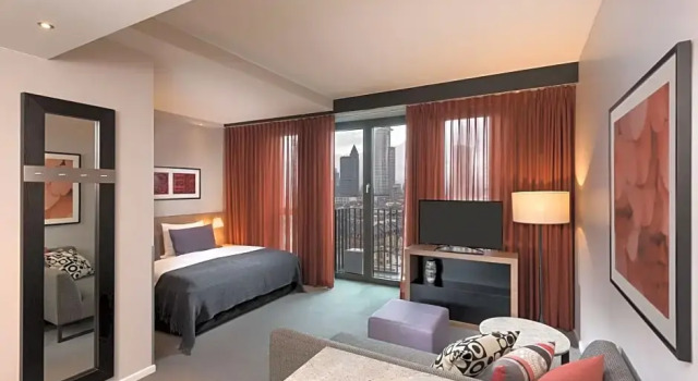 Двухместная студия Adina Apartment Hotel Frankfurt Neue Oper