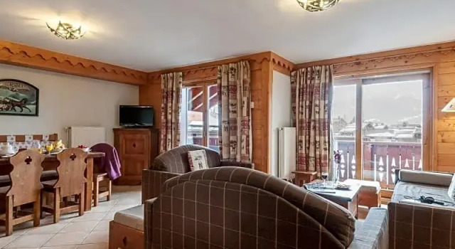 Апартаменты Standard с 4 комнатами Résidence Pierre & Vacances Premium Les Fermes De Méribel