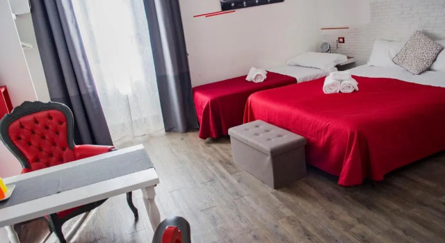 Трёхместный номер Standard с видом на город Relais Cola Di Rienzo