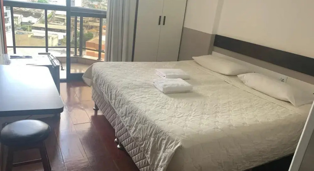 Двухместный номер Deluxe с балконом Hotel Minas Tower Leopoldina By Samba