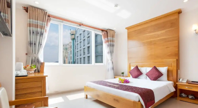 Двухместный номер Deluxe с видом на город Thien Hai Hotel