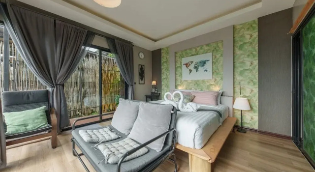 Двухместный номер Deluxe с балконом The Proud Green Garden Hill Resort