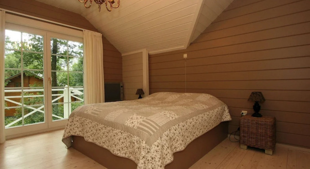Countryside Chalet in Bomal sur Ourthe With Sauna, Balcony