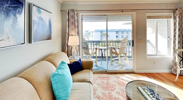 Двухместный номер Standard с частичным видом на океан Savannah Beach Racquet Club by Tybee Vacation Rentals