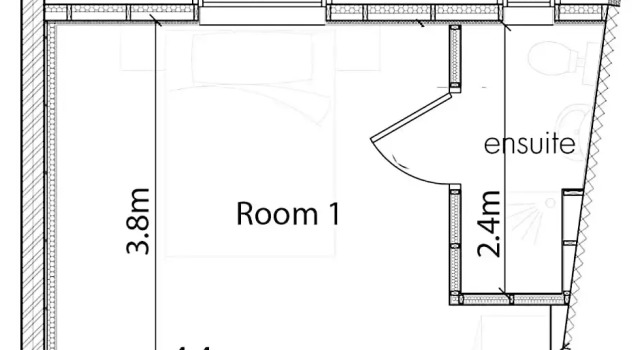 Номер Deluxe Bridge House Barn