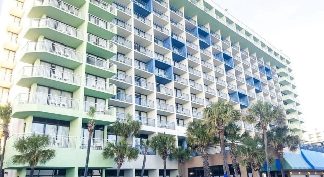 Coral Beach 816, Забронировать Отель Отели Миртл-Бич 3 звезды, рядом с Парк аттракционов Фэмили-Кингдом, 3*