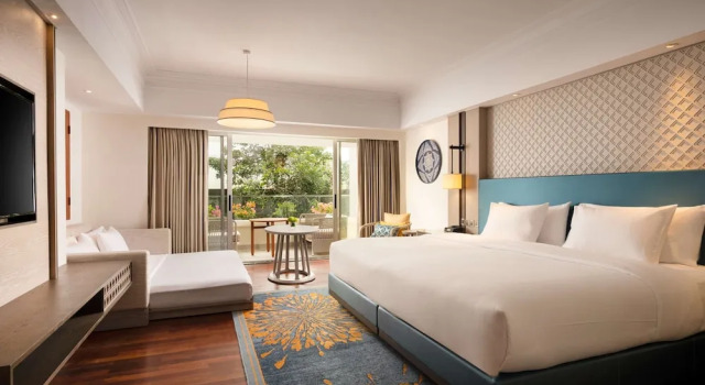 Двухместный номер с видом на сад Курорт Hilton Bali