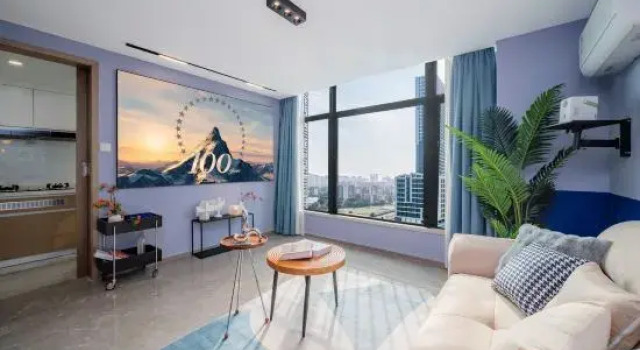 Семейный люкс с 3 комнатами Yingfu Apartment (Guangzhou Yangang Subway Station Xinghui Haizhuwan Branch)