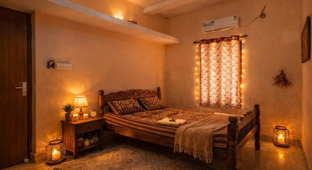 Номер Deluxe La Villa Pondi Chérie Center Town Beach Auroville