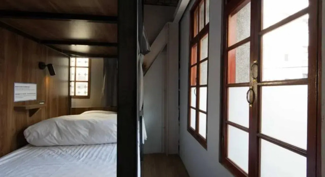 Кровать в общем номере 158 Hostel