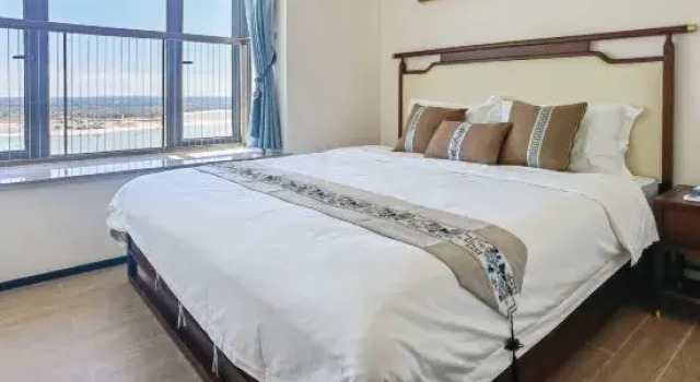 Люкс Дуплекс с 4 комнатами с видом на море Suyunzhou Yin Villa (Cangzhou Haihua Island No.3 Island Shop)