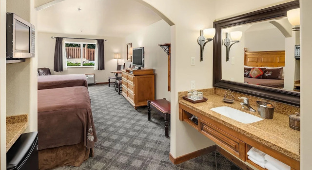 Четырёхместный номер Standard Цокольный этаж Bavarian Lodge