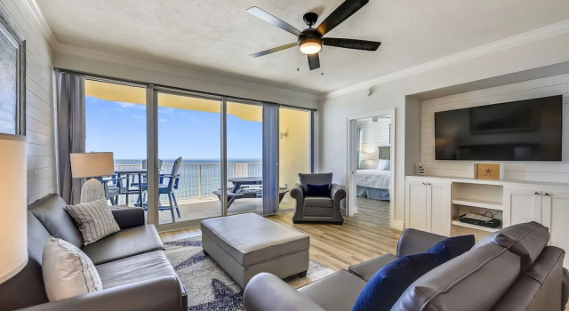 Двухместный номер Standard с 3 комнатами с балконом и с видом на океан Boardwalk Beach Resort by Book That Condo