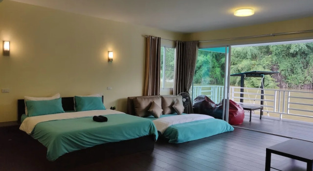 Двухместный номер Grand с видом на реку The Green House Kanchanaburi