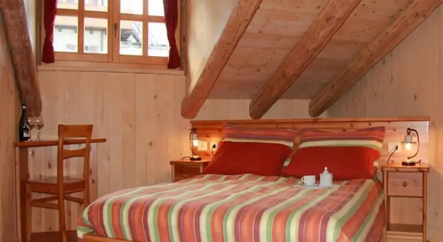 Четырёхместный номер Comfort с видом на горы Hotel Garni Plueme